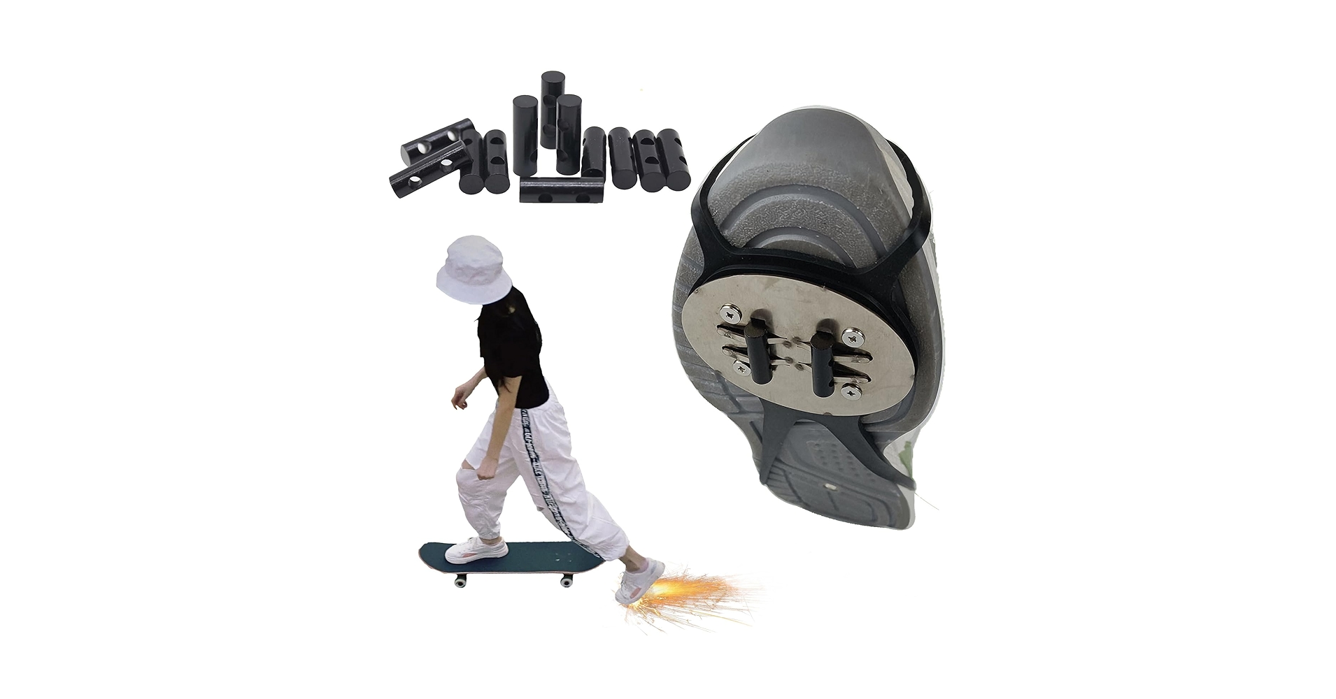 SPARK SOLID BOARD PADS スノーボード用パッド 未開封 Amazon.com: Skateboard Friction Spark Pad Shoe Surfboard